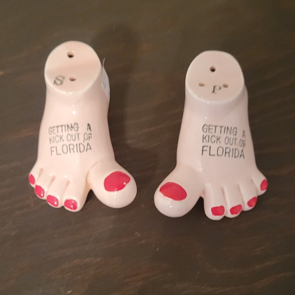 Vintage salt and pepper shakers